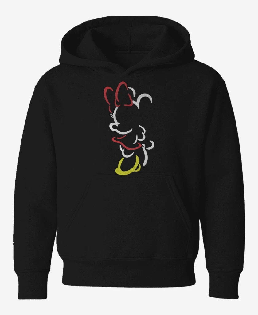 Poleron de niño Negro de Mickey y Minnie