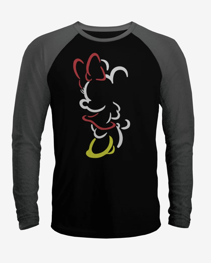 Polera Raglan Mickey y Minnie