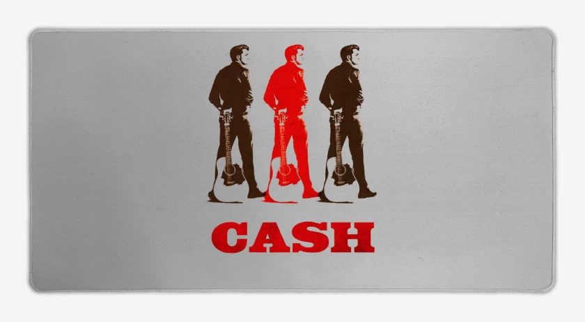 Mouse pad Gamer Gris Melange de Johny Cash 5