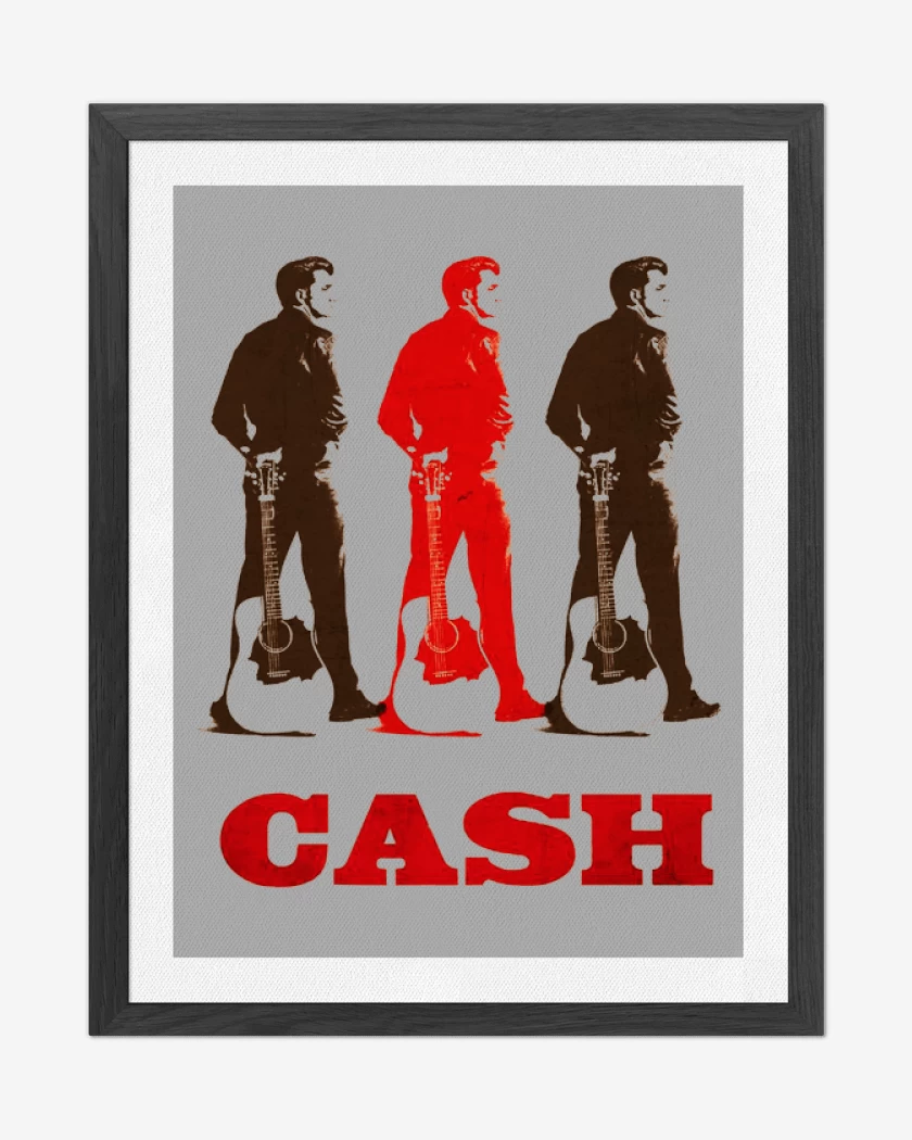 Cuadro decorativo Gris Melange de Johny Cash 5