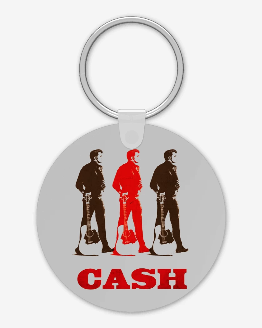Llavero Gris Melange de Johny Cash 5
