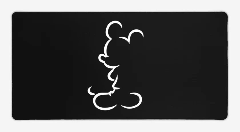 Mouse pad Gamer Negro de El mickey