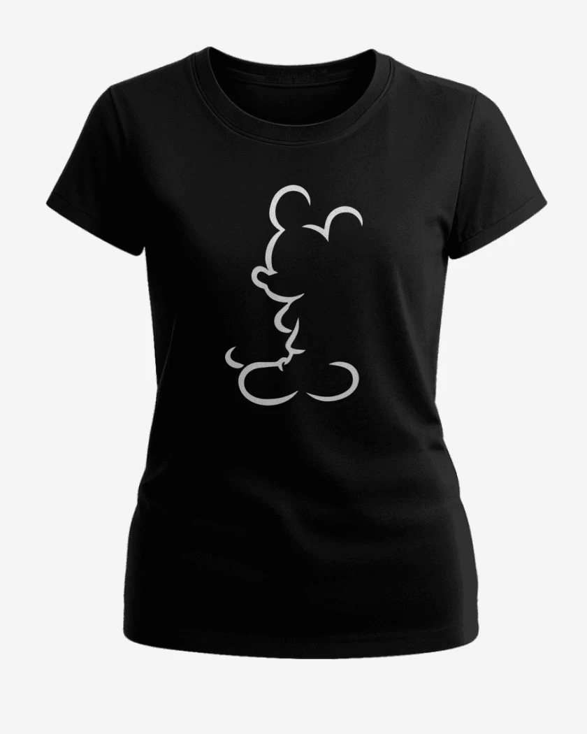 Polera de Mujer Negro de El mickey
