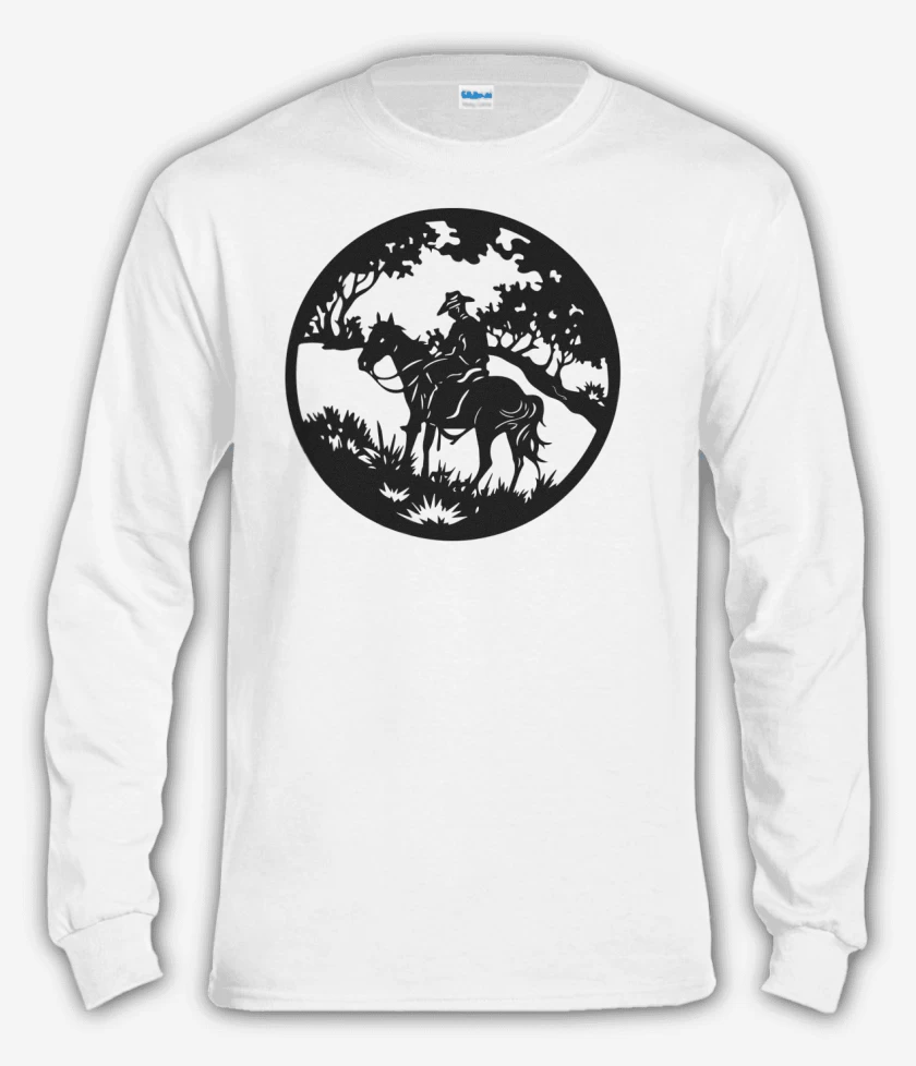 Polera manga larga Blanco de Vaquero