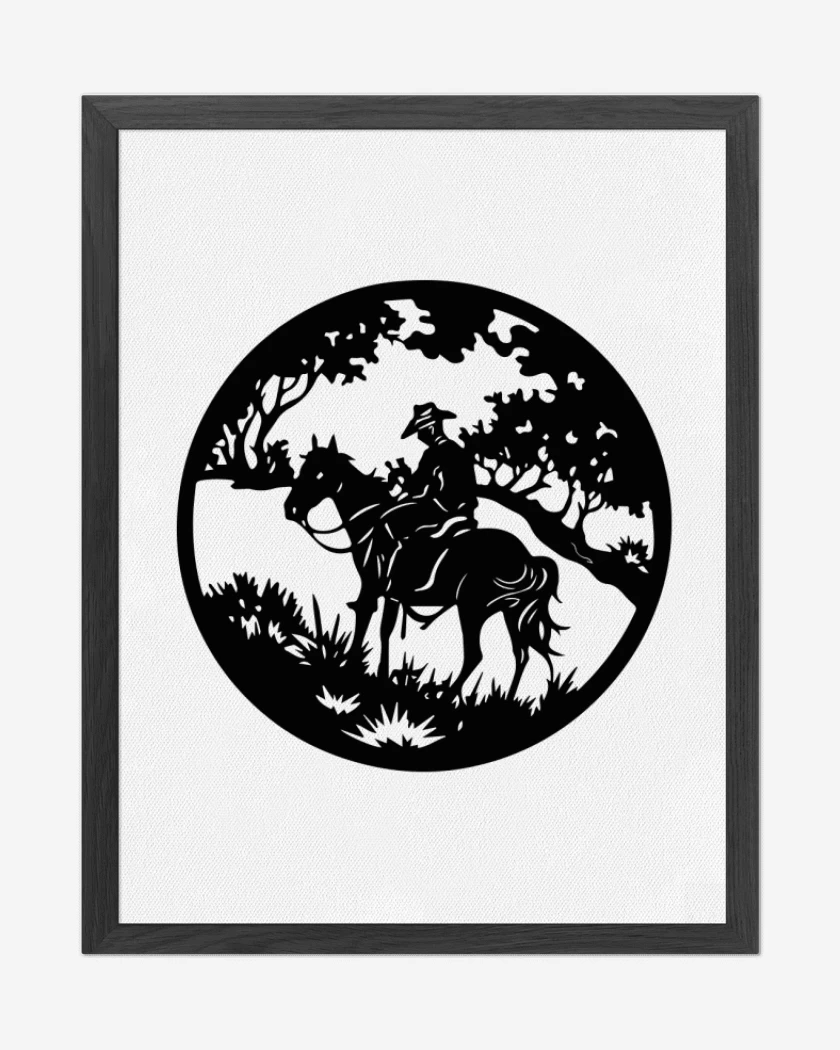 Cuadro decorativo Blanco de Vaquero