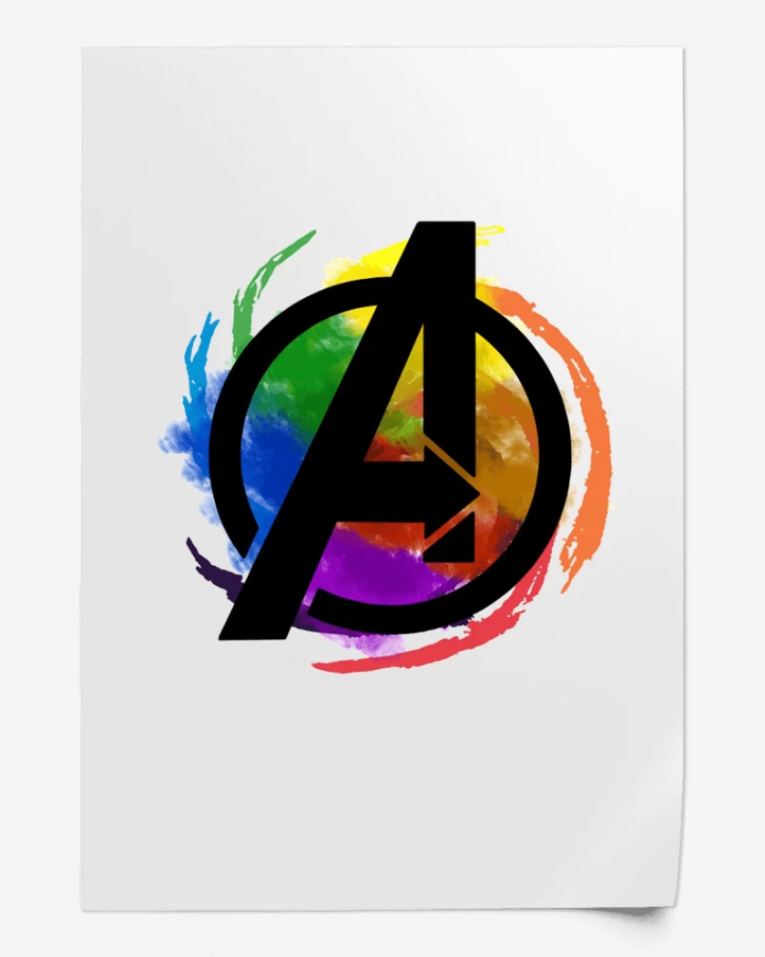 Print Avengers colors