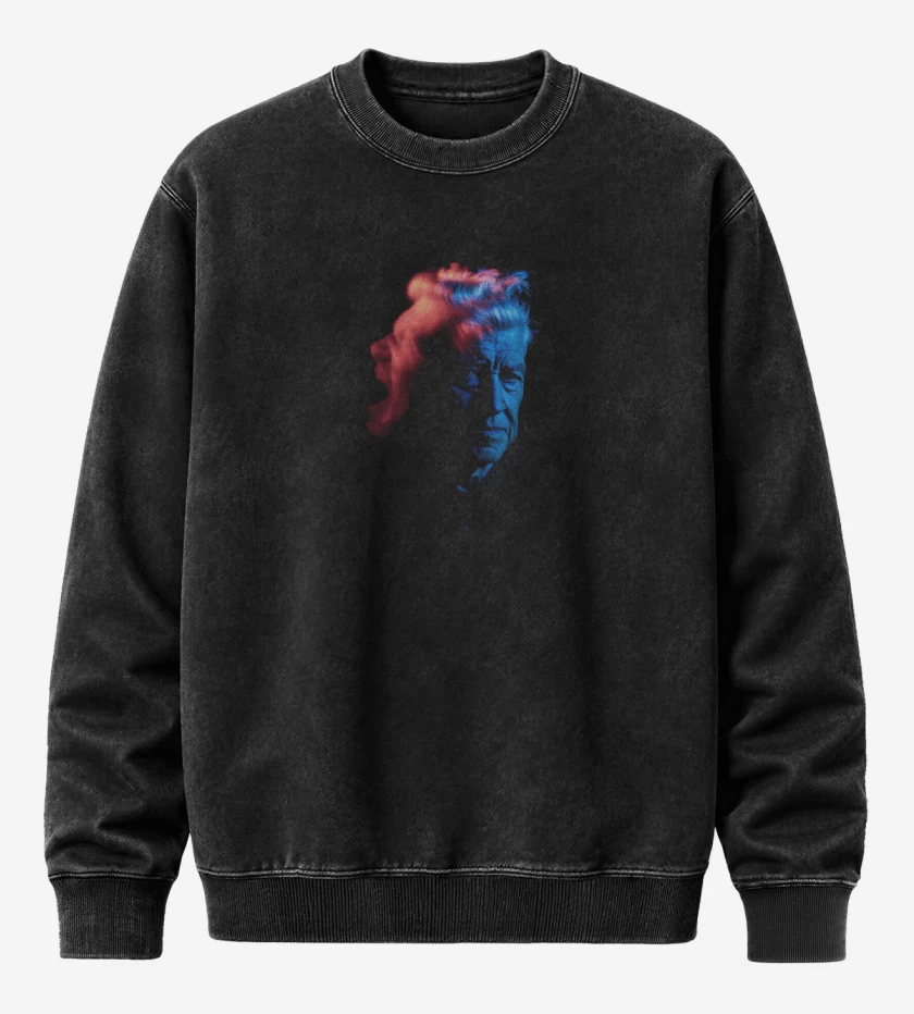 Poleron Polo Acid Wash Negro de David Lynch