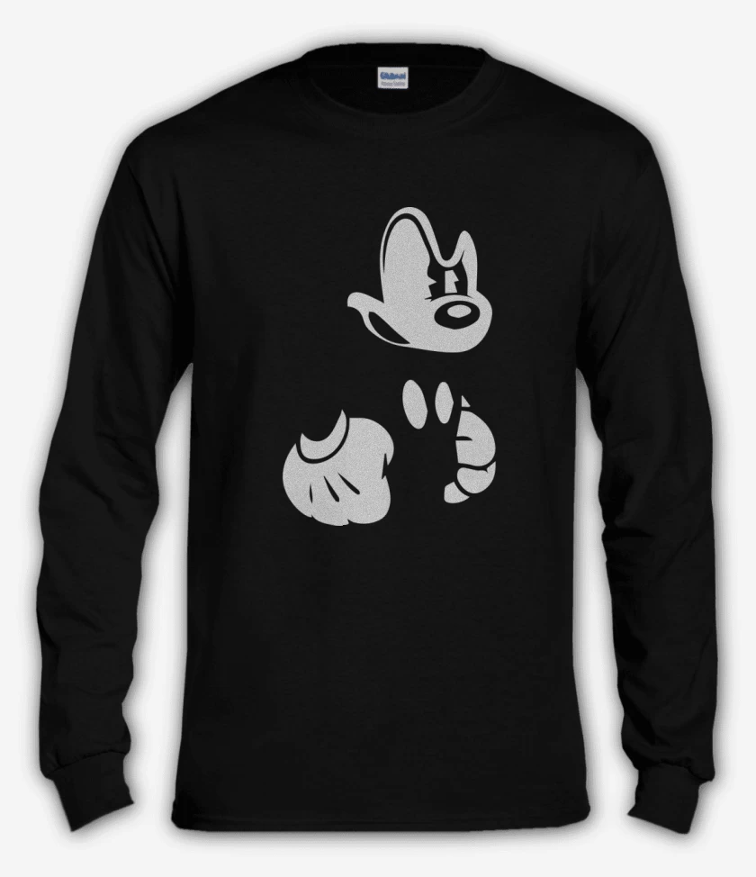 Polera manga larga Negro de El mickey 2