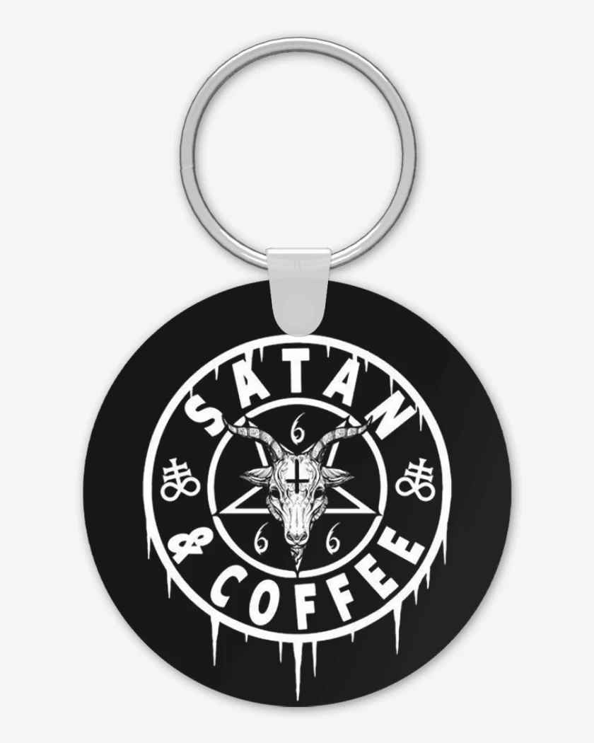 Llavero Negro de Satan coffee