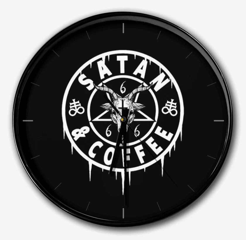 Reloj Negro de Satan coffee