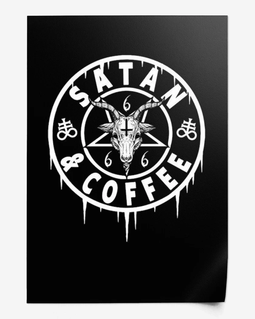 Print Negro de Satan coffee