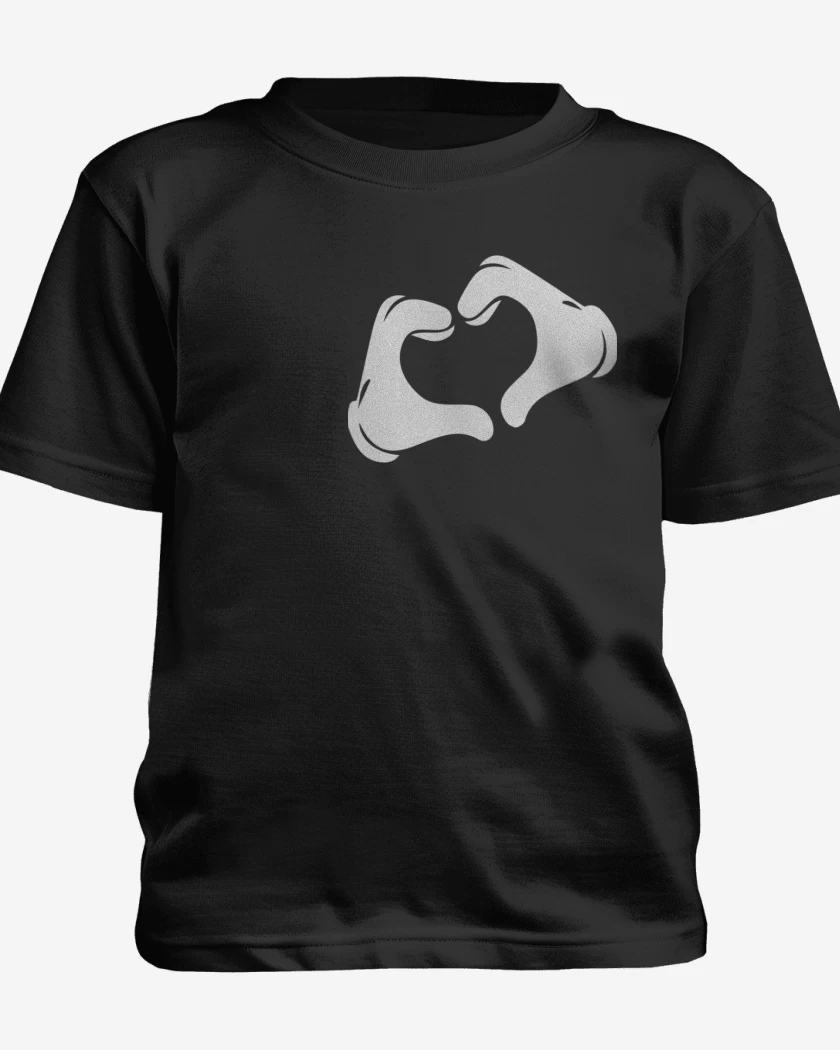 Polera de niño Negro de Corazon