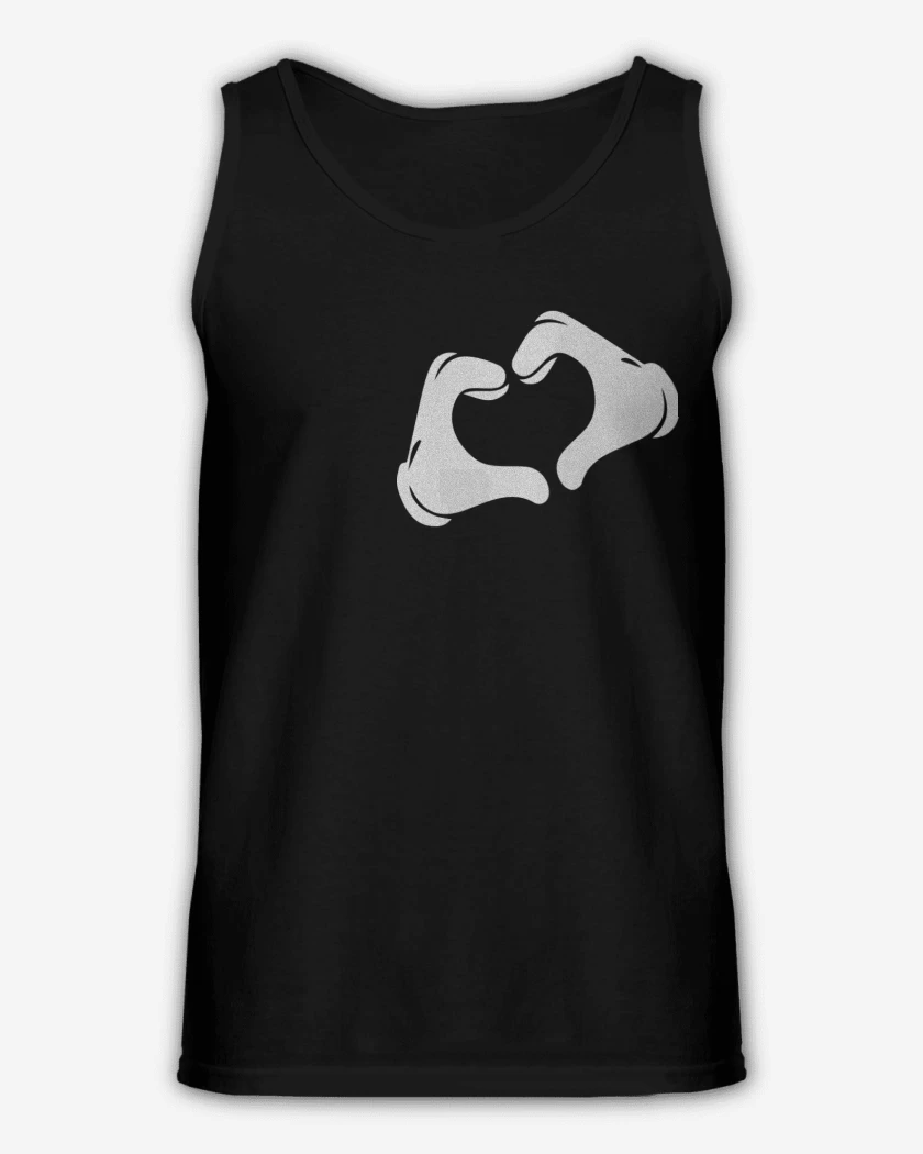 Sudadera Negro de Corazon