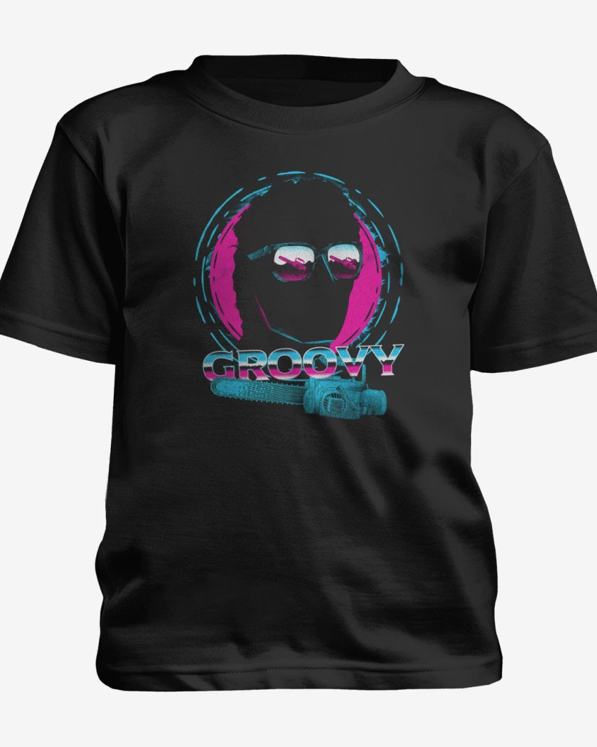 Polera de niño Negro de Groovy