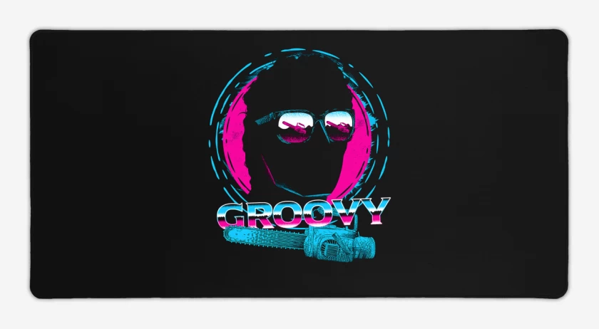 Mouse pad Gamer Negro de Groovy