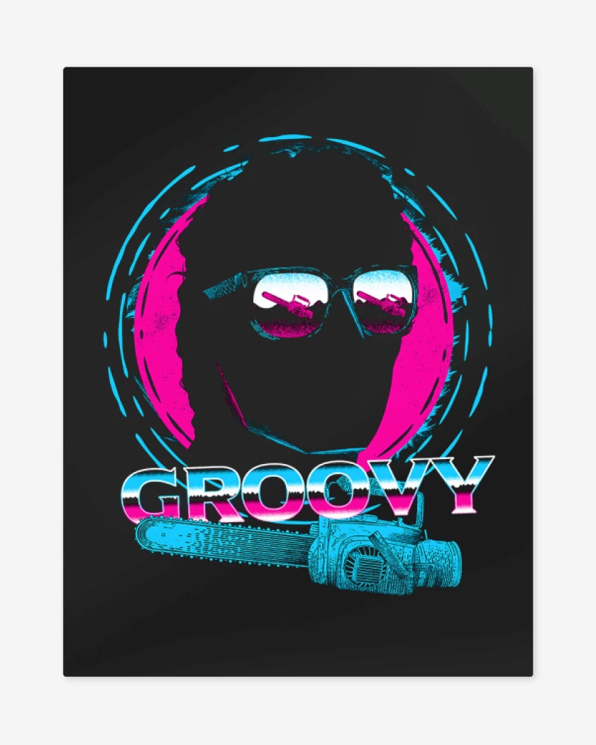 Print metalico Negro de Groovy