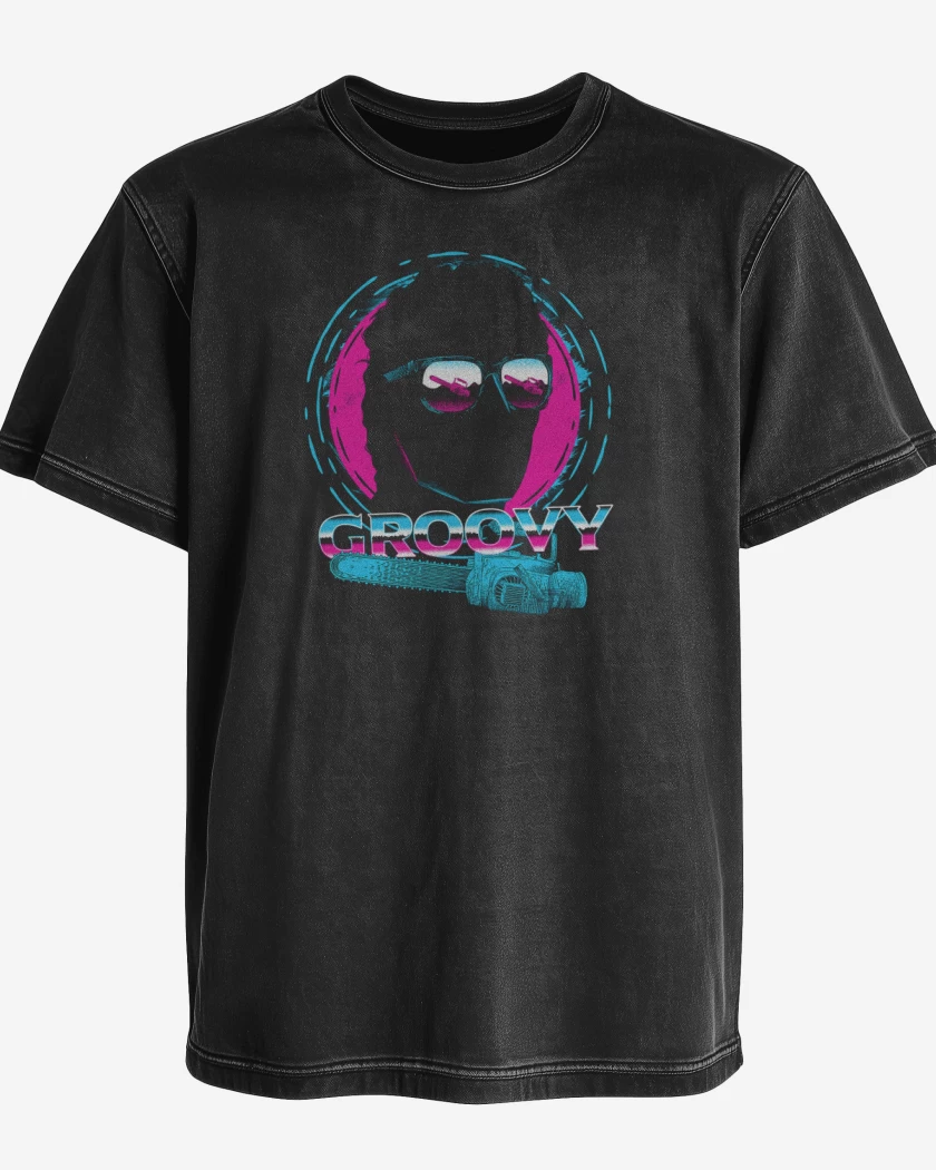 Polera desgastada Groovy