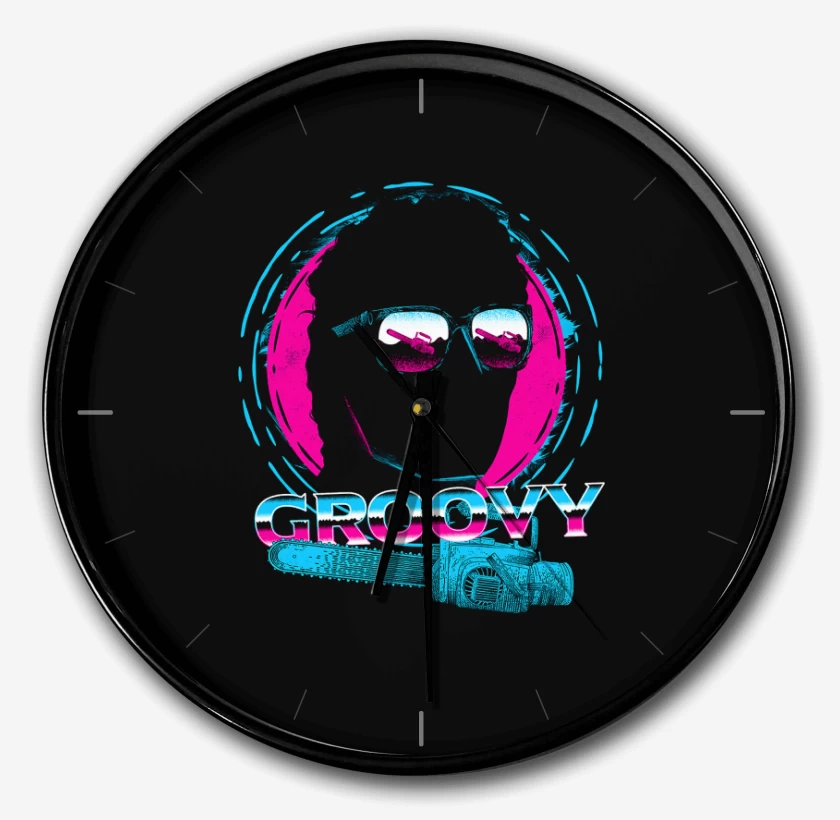 Reloj Negro de Groovy