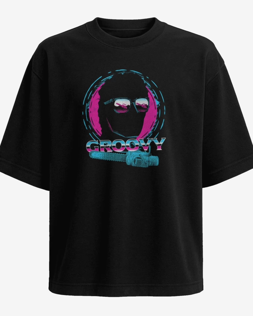 Polera Oversize Negro de Groovy