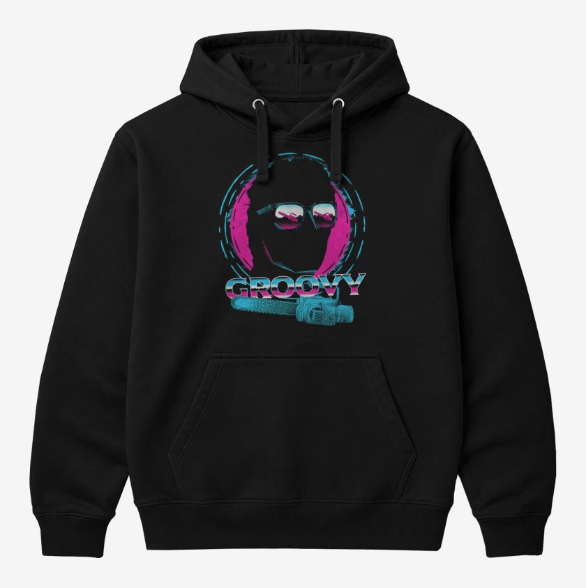 Polerón Canguro Negro de Groovy