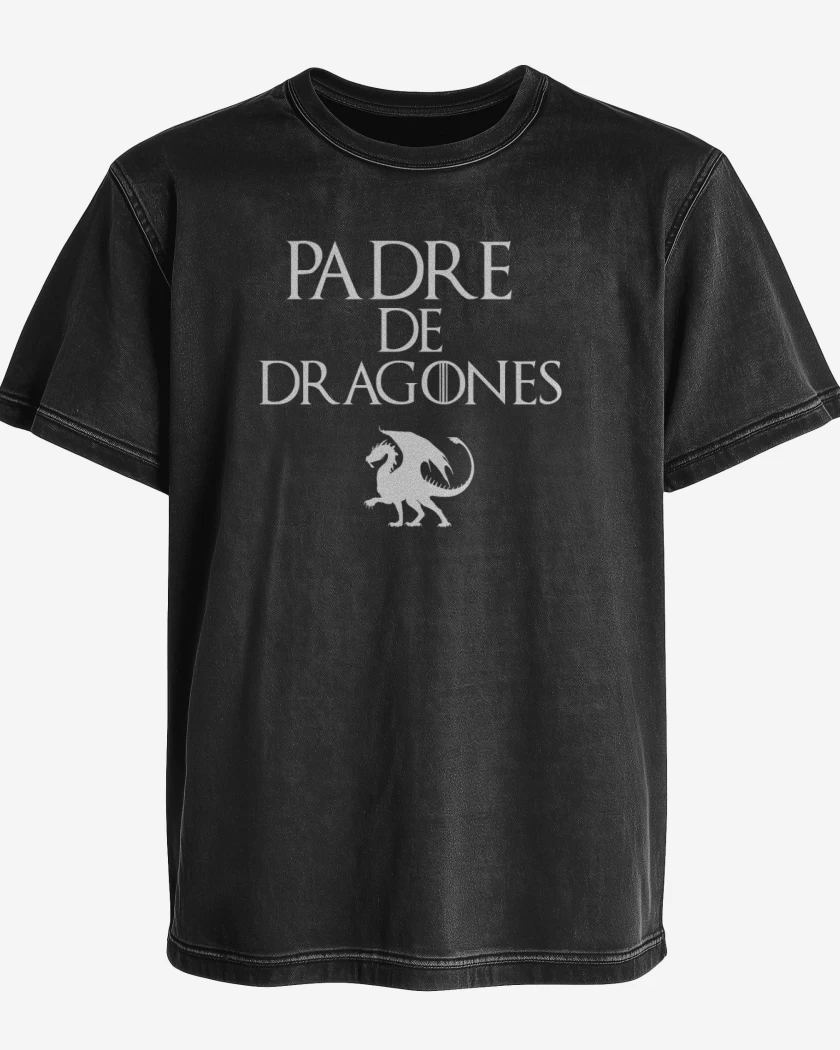 Polera desgastada Padre de dragones