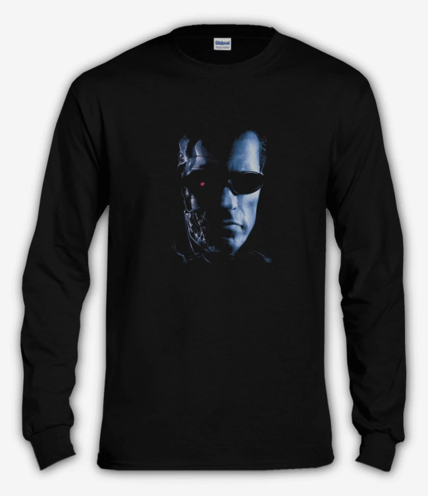 Polera manga larga Negro de Arnold terminator