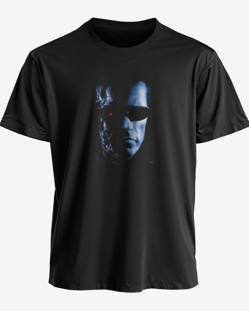 Polera premium Negro de Arnold terminator