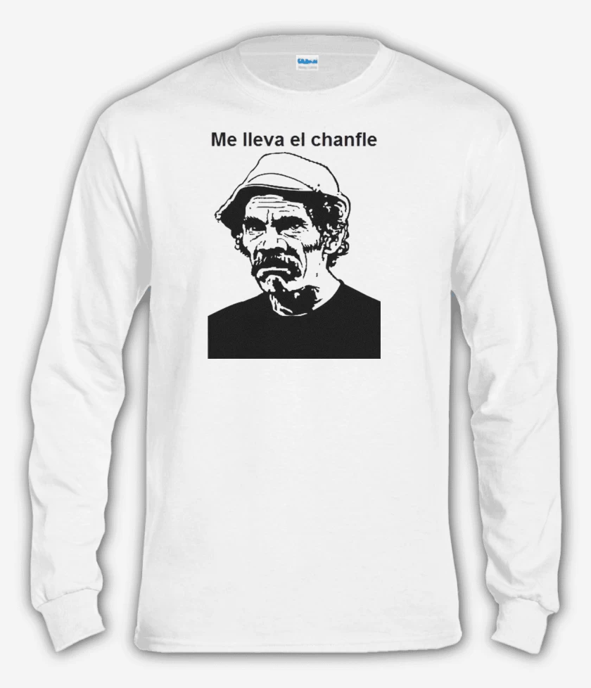 Polera manga larga Me lleva el chanfle