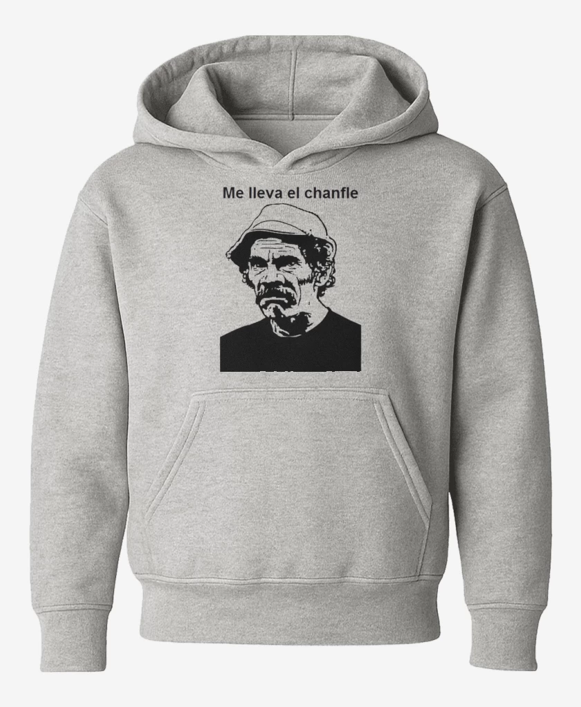 Poleron de niño Gris Melange de Me lleva el chanfle