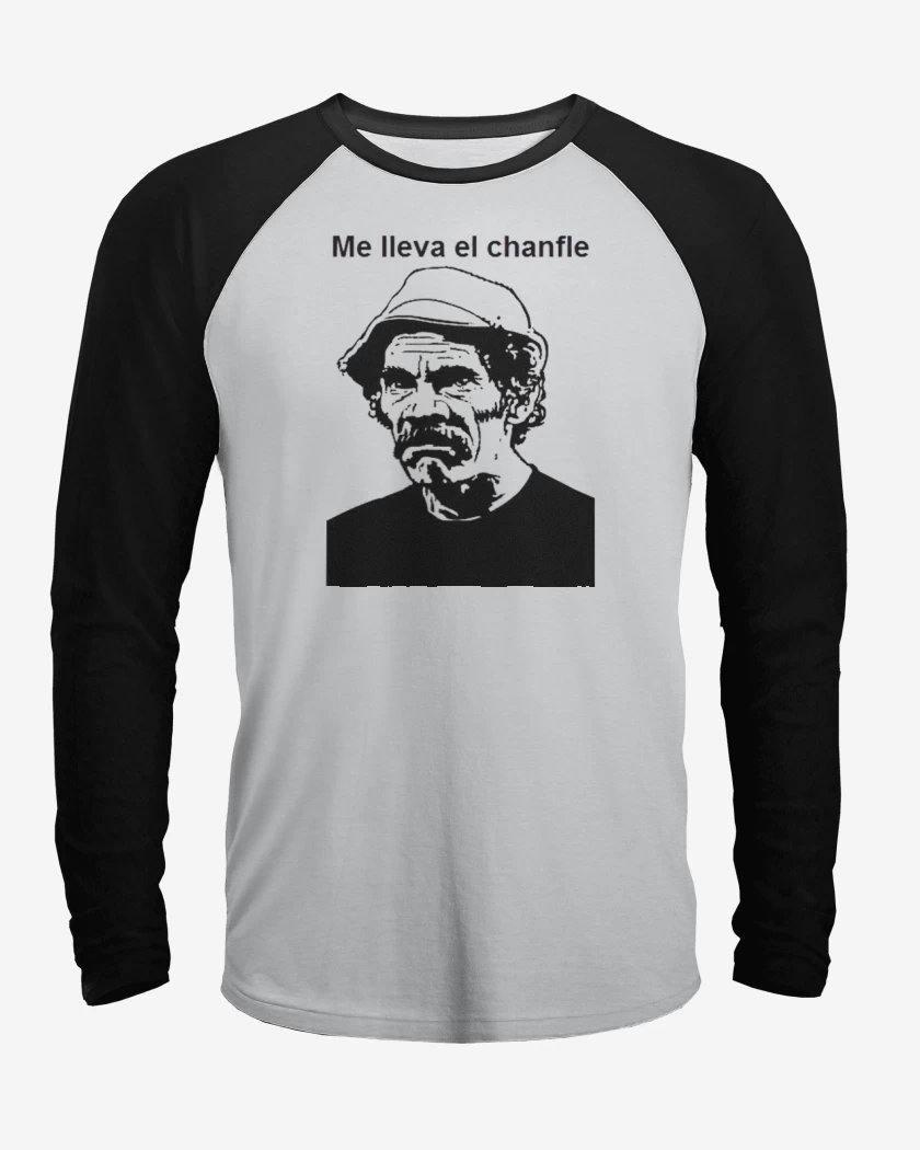 Polera Raglan Me lleva el chanfle