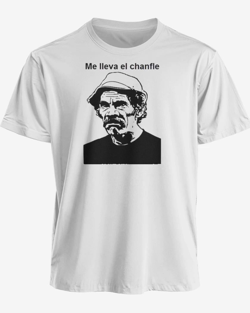 Polera premium Blanco de Me lleva el chanfle