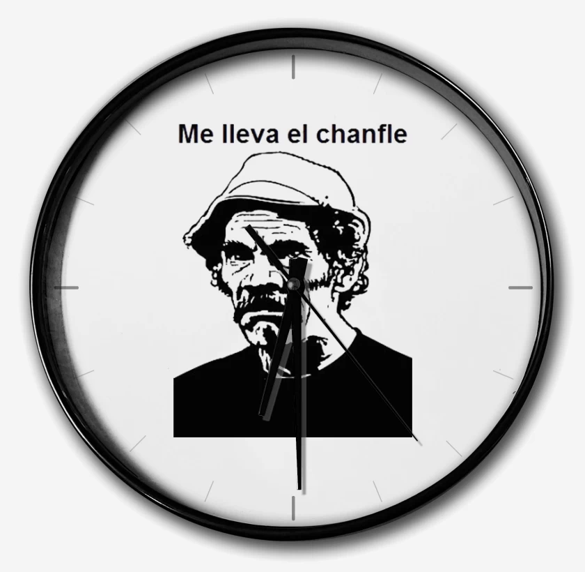 Reloj Blanco de Me lleva el chanfle