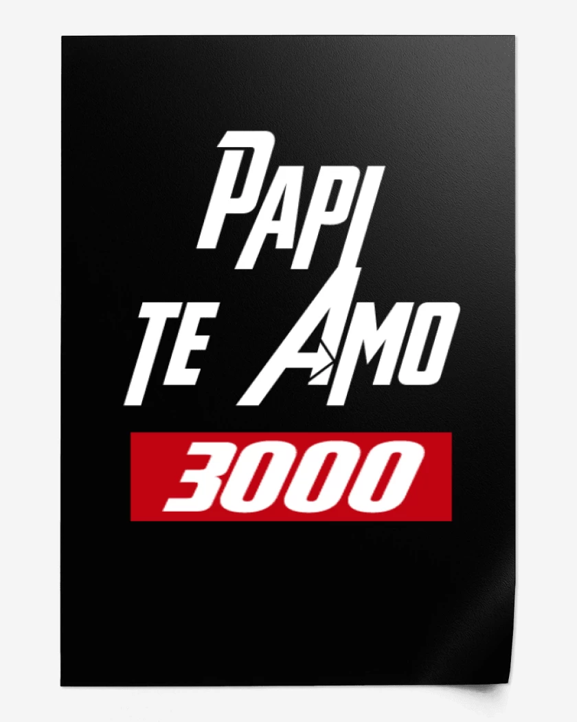Print Papi te amo 3mil