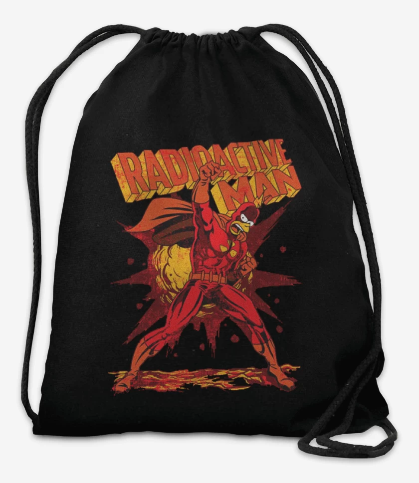 Mochila Negro de Hombre radioactivo