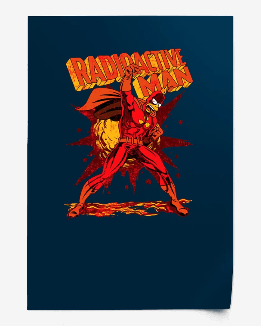 Print Hombre radioactivo