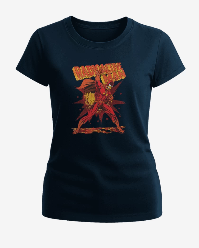 Polera de Mujer Azul Marino de Hombre radioactivo