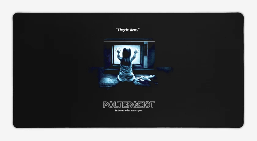 Mouse pad Gamer Negro de Poltergeist