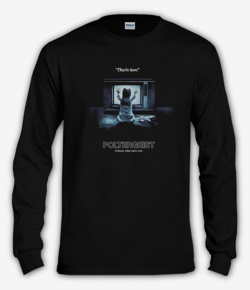 Polera manga larga Negro de Poltergeist