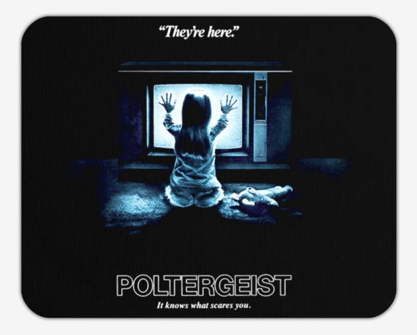 Mousepad Negro de Poltergeist