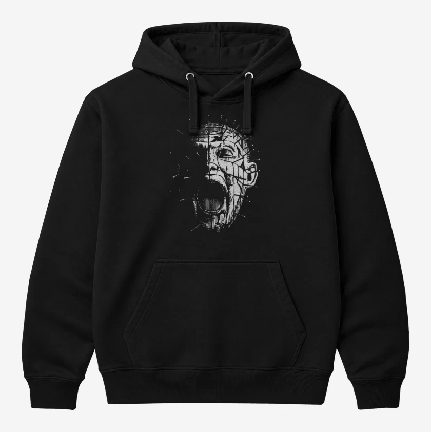 Polerón Canguro Negro de Pinhead