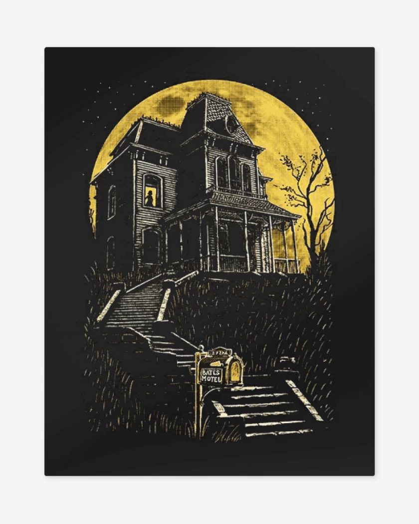Print metalico Bates motel
