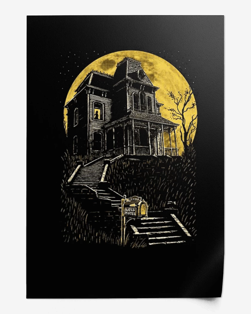 Print Bates motel