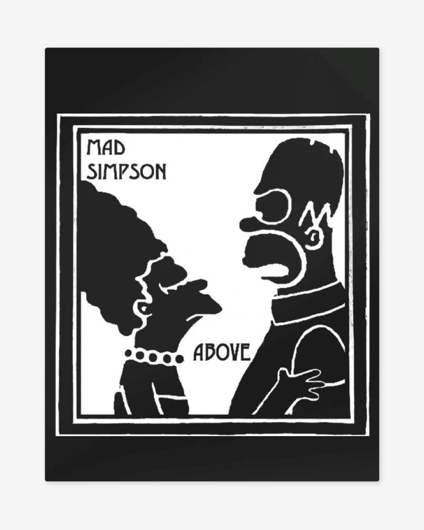 Print metalico Negro de Above 2