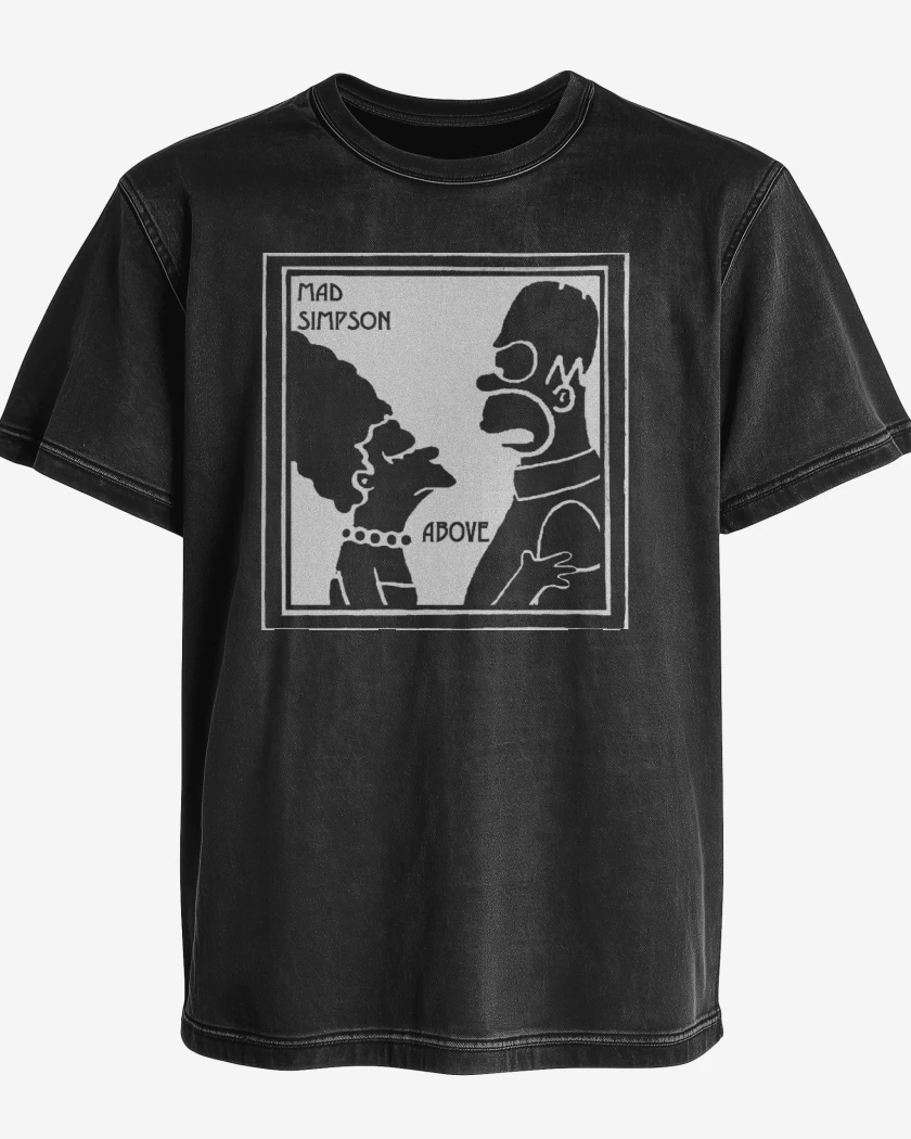 Polera desgastada Negro de Above 2