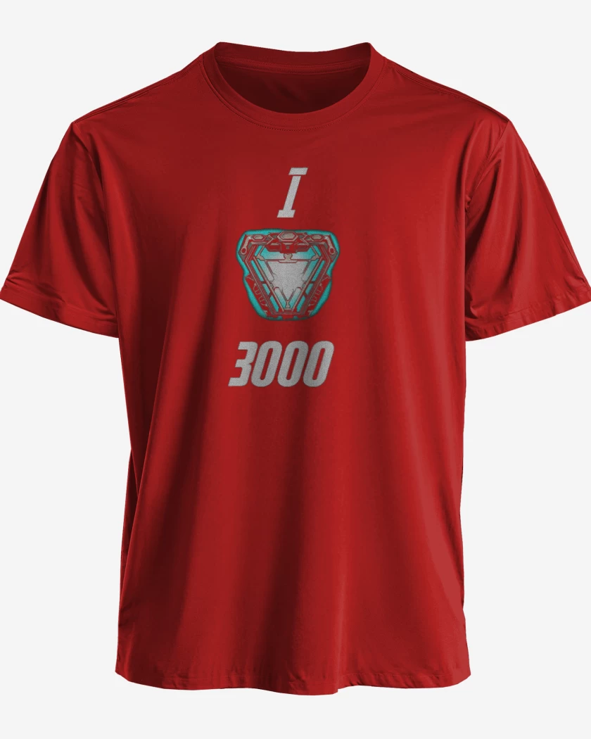 Polera Rojo de Te amo 3000 reactor