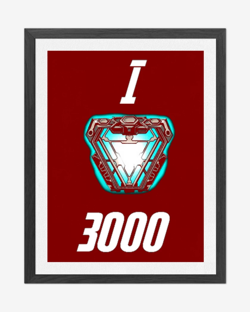 Cuadro decorativo Rojo de Te amo 3000 reactor