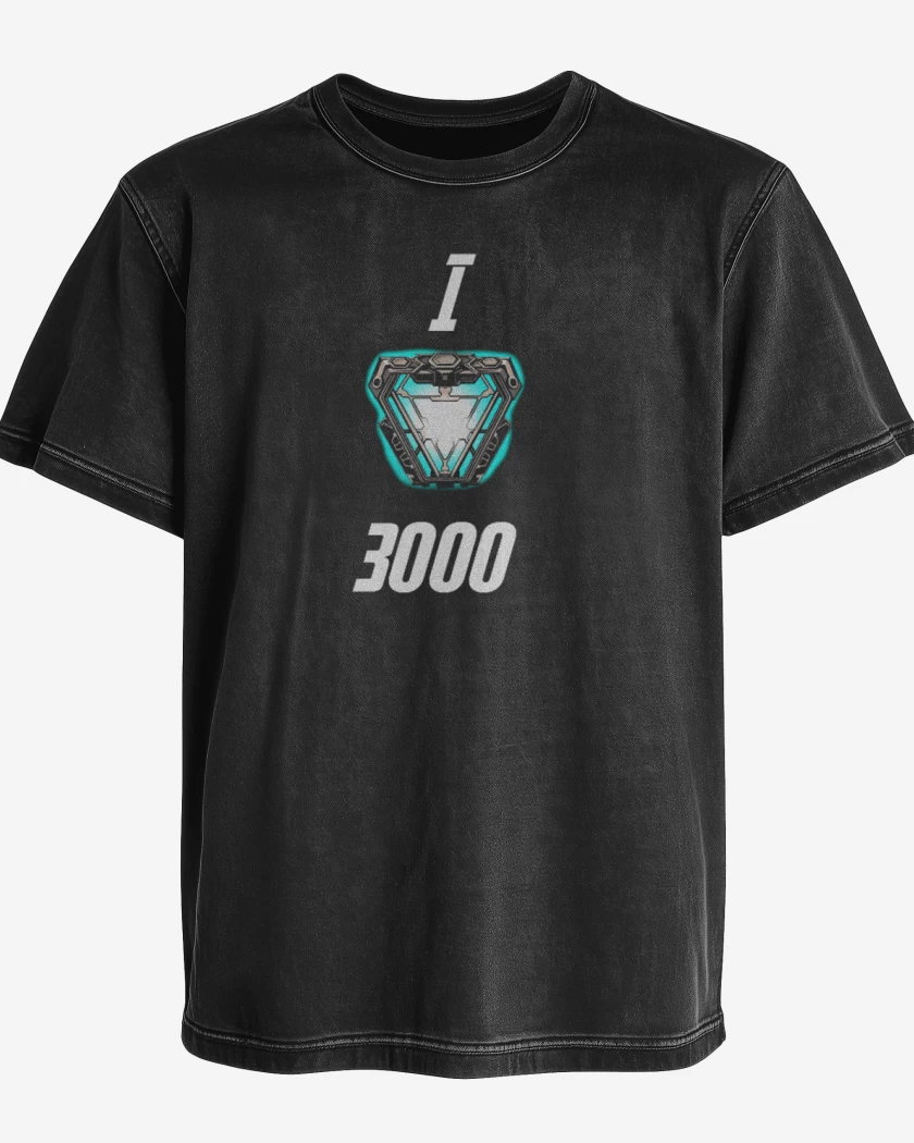 Polera desgastada Te amo 3000 reactor