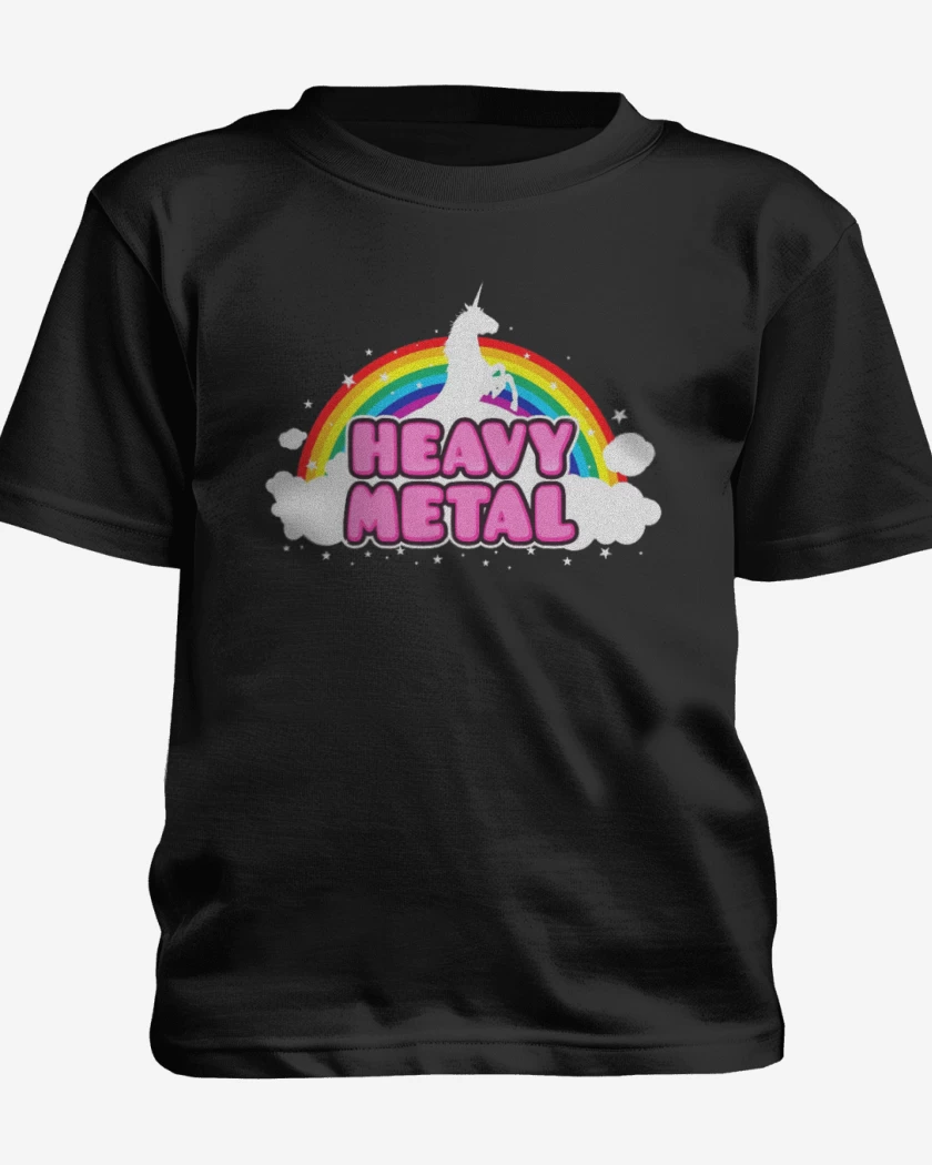 Polera de niño Negro de Heavy metal