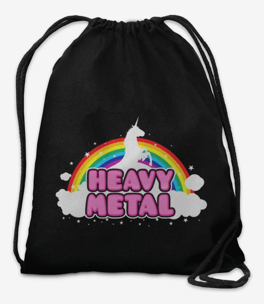 Mochila Negro de Heavy metal