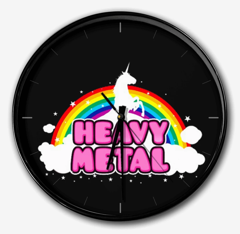 Reloj Negro de Heavy metal